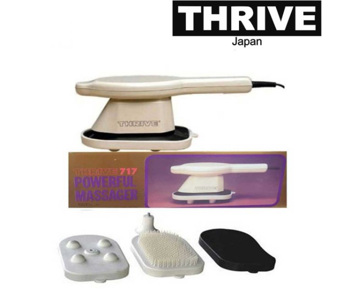 Generic 717 Powerful Body Massager Pain Reliever Thrive - White - Zoom Image 2