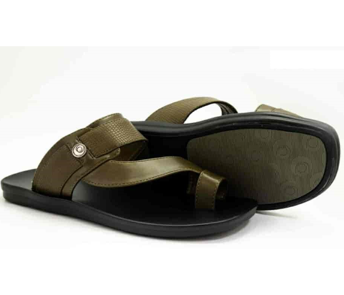 Odyssey 1286-17 44 EU Flat Sandal for Men - Olive Green - Zoom Image