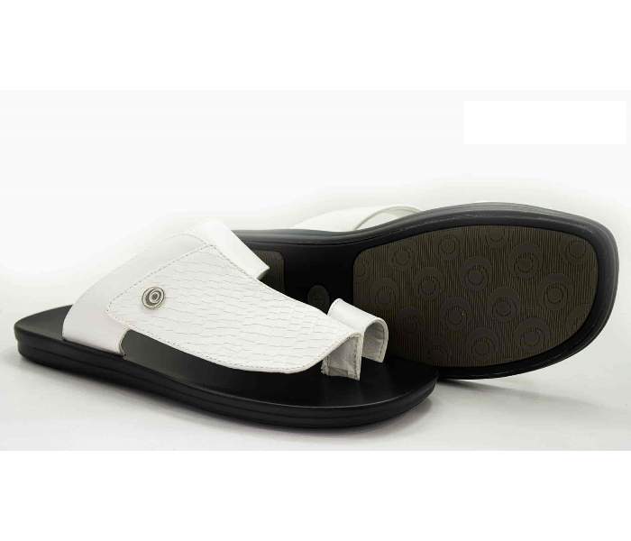 Odyssey 1283-20 45 EU Flat Sandal for Men - Black and White - Zoom Image