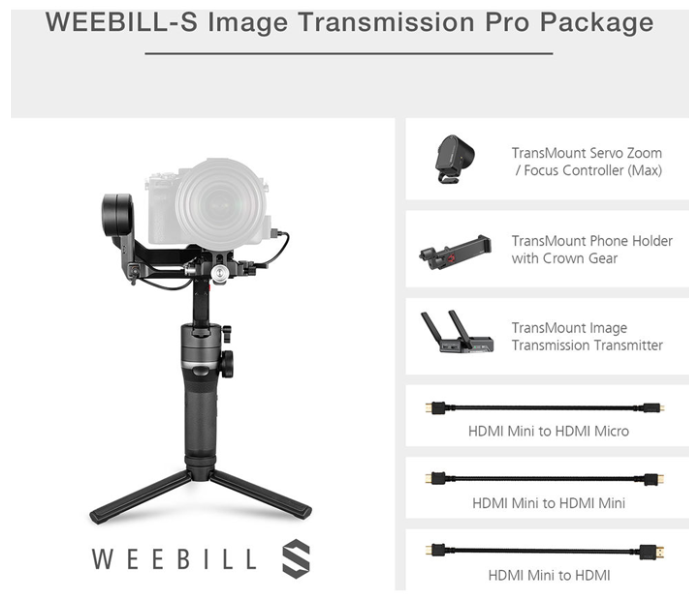 Zhiyun Weebill S Image Transmission Pro Package - Black - Zoom Image 5