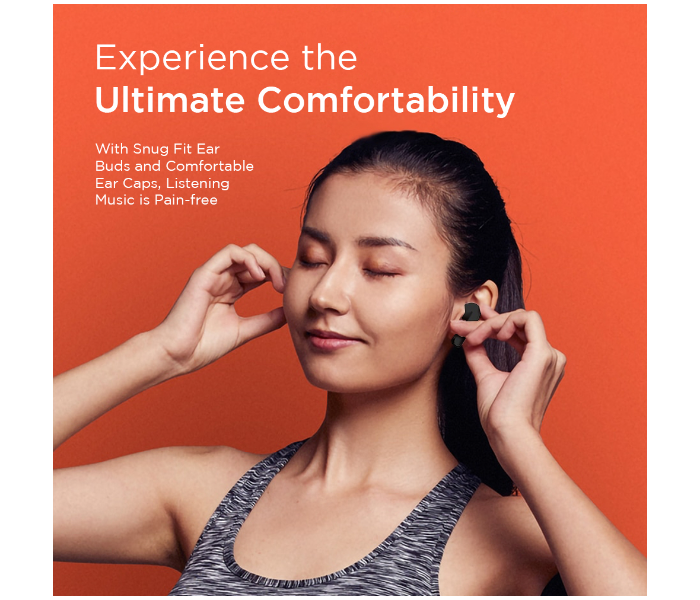 Lenovo XT90 Bluetooth 5.0 True Wireless Stereo Earphone with Touch Control, IPX5 Waterproof and 300mAh Charging Case for iPhones and Android Smartphones -Black - Zoom Image 6