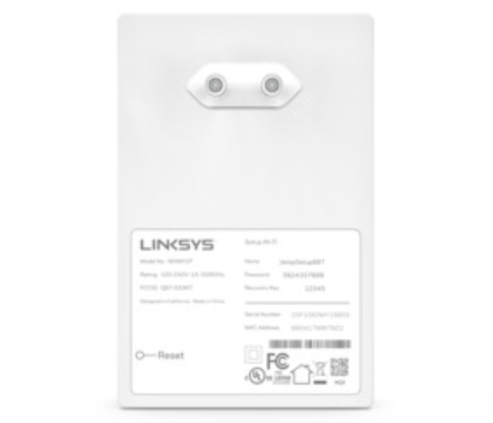 Linksys WHW0101P Velop Mesh WiFi Extender for Velop - White - Zoom Image 5