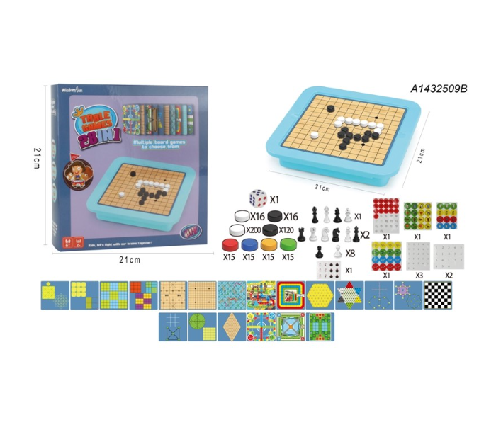 6878 28 in 1 Indoor Talent Chess Game for Kids - Zoom Image