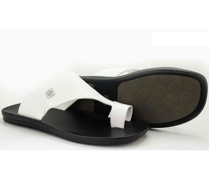 Odyssey 1284-20 42 EU Flat Sandal for Men - Black and White - Zoom Image