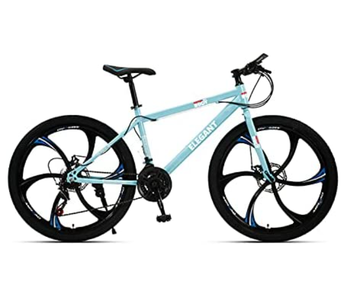 Body Line ELG6K 24 Inch Carbon Steel Elegant Bicycle With Sealed Central Shaft - Blue - Zoom Image