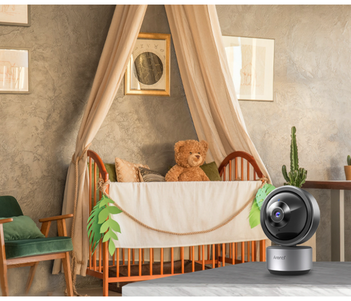 Arenti HM010 Dome 1 Indoor 2K WiFi Pan Tilt Security Camera With Privacy Protection - Black - Zoom Image 8