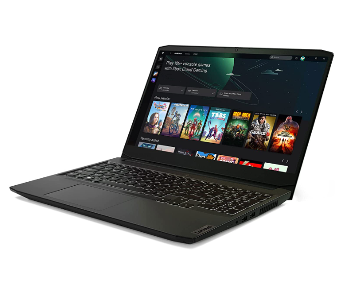 Lenovo 82K20015US  IdeaPad Gaming 3 15.6 Inch FHD AMD Ryzen 5 5600H Processor 8GB RAM 256GB SSD NVIDIA GeForce GTX 1650 Graphics Windows 10 - Black - Zoom Image 1