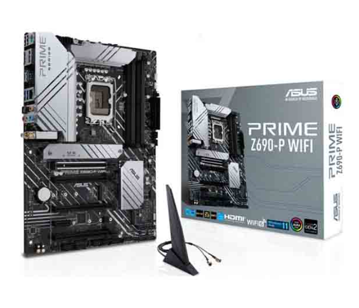 Asus 90MB1A90-M0EAY0 Prime Z690-P WiFi LGA1700 Intel 12th Gen Motherboard - Zoom Image 1