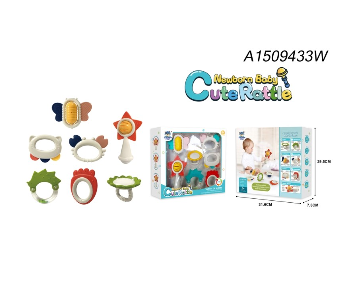 LY555-1 Newborn Baby Cute Play Rattle Set - Zoom Image