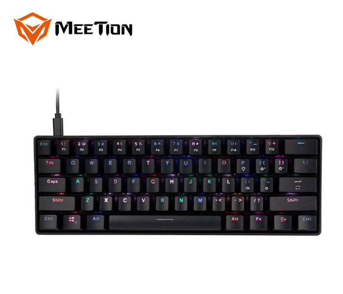 Meetion Mt-Mk005 Mechanical Keyboard - Black - Zoom Image 1