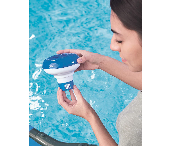 Bestway 12.7Cm Chemical Floater With Adjustable Dial To Control -Blue - Zoom Image 2