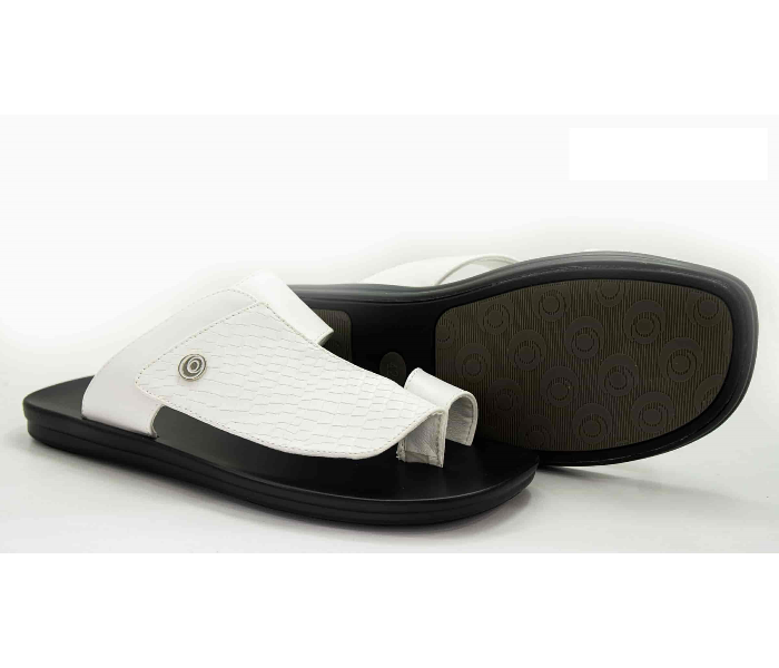 Odyssey 1283-20 41 EU Flat Sandal for Men - Black and White - Zoom Image