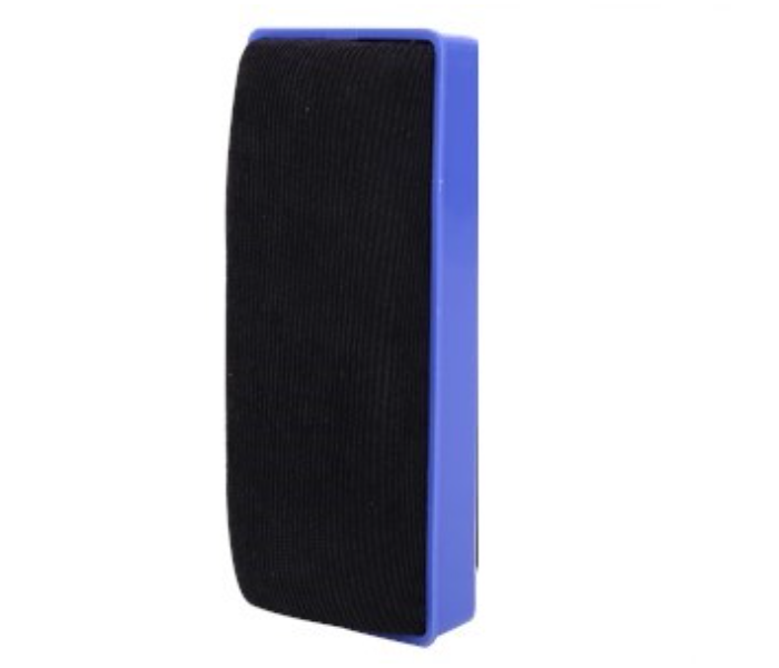 Deli 7838 145x60x45mm Magnetic Whiteboard Eraser - Blue and Black - Zoom Image