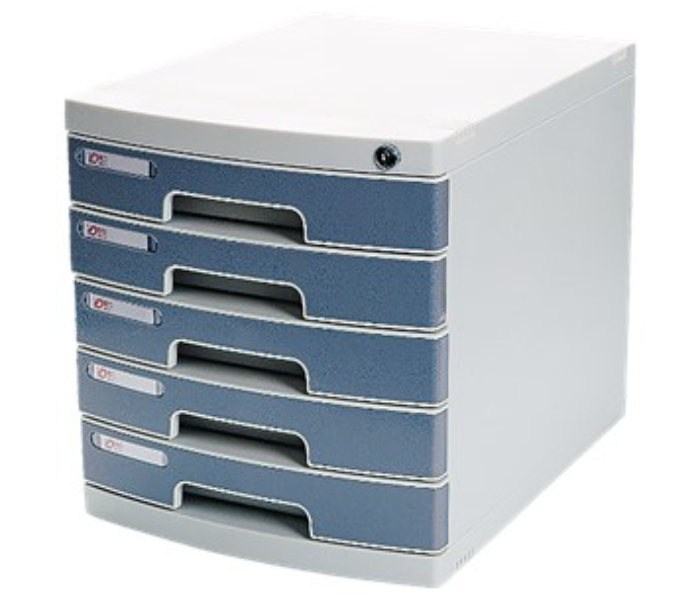 Deli 8855 395x302x325mm File Cabinet - Grey - Zoom Image