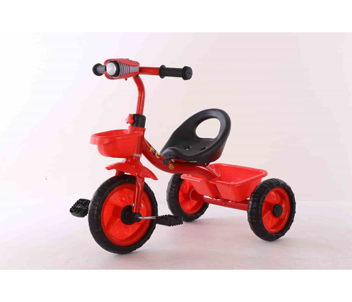 909 Ride On Toy Tricycle with Eva Wheels and Pedals for Kids - Red - Zoom Image