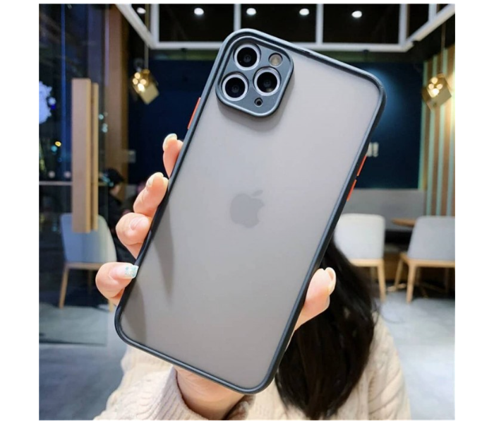 Lab LBTBC004BK Transparent Border Color Fashion Case without Print iPhone 11 Pro Mobile Case - Black - Zoom Image 1