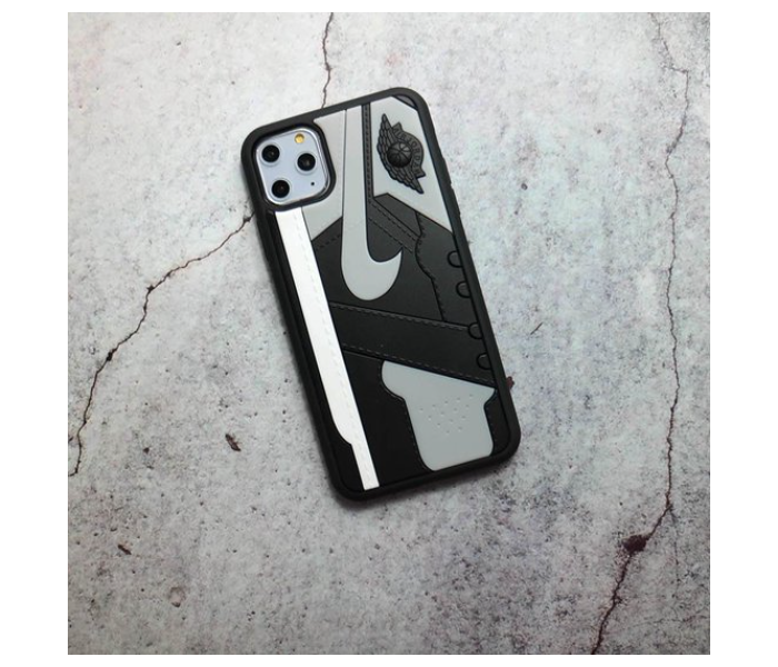 Lab LBNAJ013GY Stylish Nike Air Jordan iPhone 12 Mobile Case - Grey - Zoom Image 1