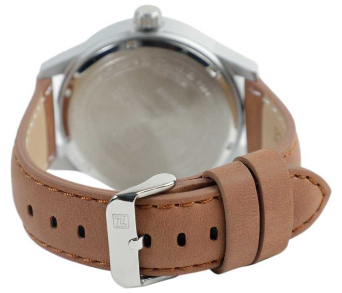 Naviforce 9126 Gents Stylish Strap Watch - Coffee Brown - Zoom Image 3