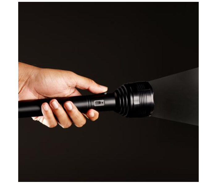 Olsenmark OMFL2809 High Brightness Rechargeable LED Flashlight - Black - Zoom Image 3