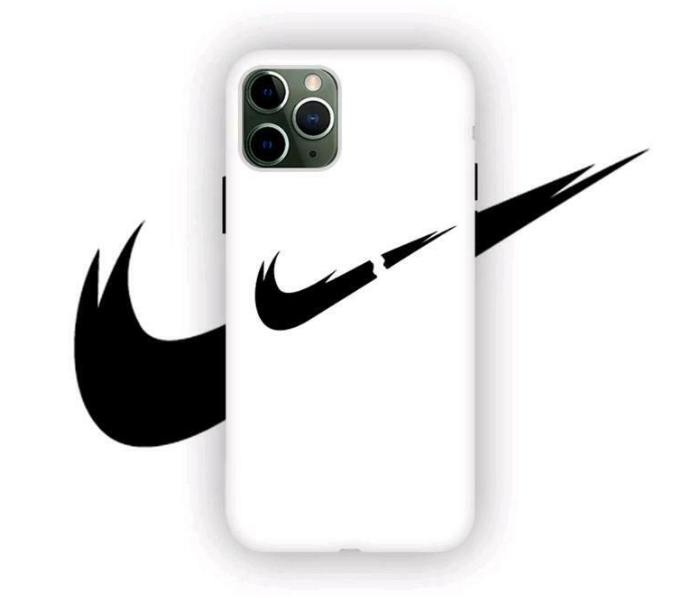 Lab LBNCR005WH Stylish Nike Cut Rubber iPhone 11 Mobile Case - White - Zoom Image 1