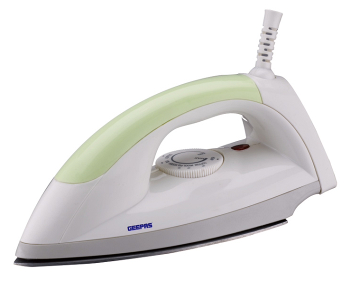 Geepas GDI7774 1200 Watts Dry Iron - White - Zoom Image