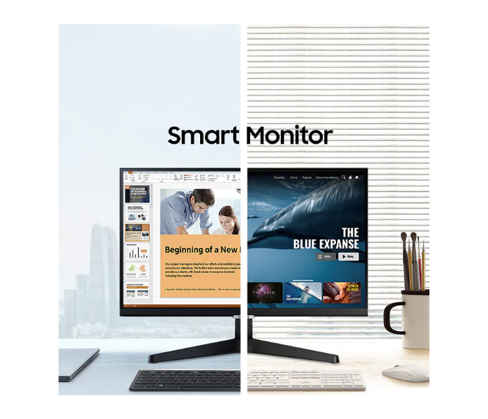 Samsung M5 LS32AM500NMXUE 32 Inch Smart Monitor With Mobile Connectivity - Zoom Image 5