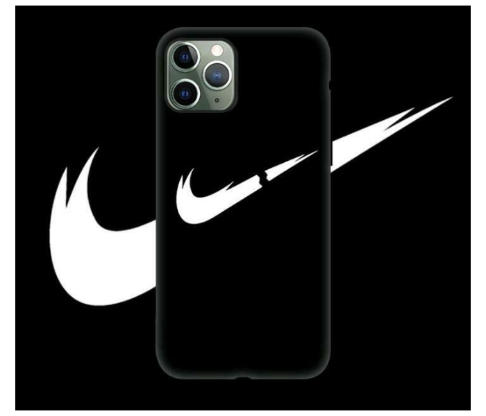 Lab LBNCR005BK Stylish Nike Cut Rubber iPhone 11 Pro Mobile Case - Black - Zoom Image 1