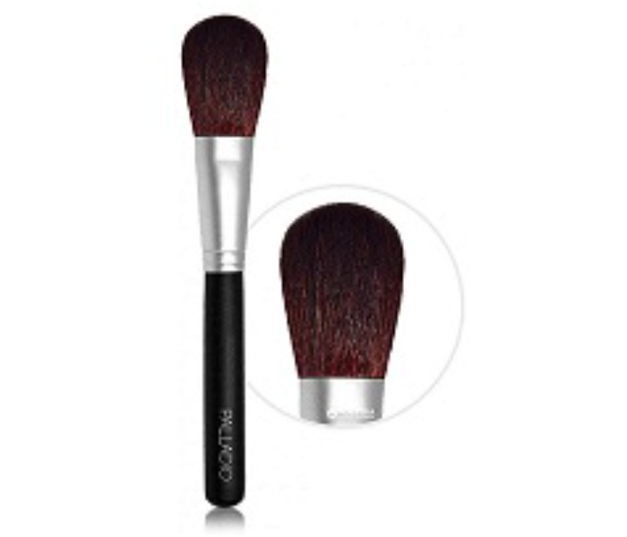 Palladio Smudger Make Up Brush for Women - Black and Silver - Zoom Image