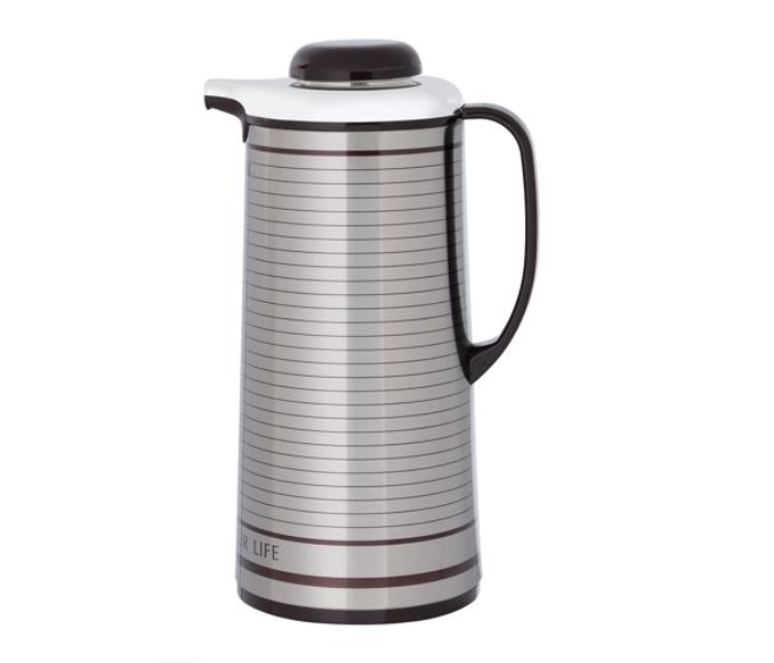 Olsenmark OMVF2478 1.3Litre Hot And Cold Vacuum Flask - Black and Silver - Zoom Image 1