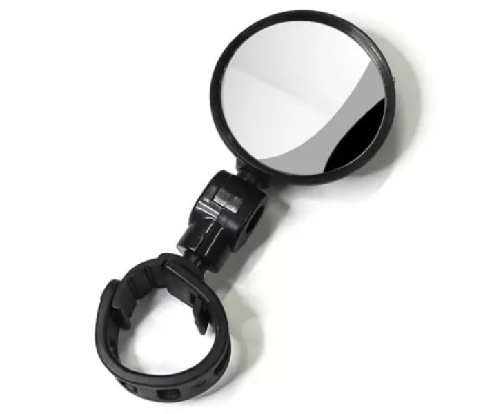 Round Shaped Mirror for Bikes and Scooter - Black - Zoom Image 1