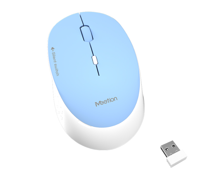 Meetion MT-R570 2.4Ghz Wireless Mouse 4 Buttons 5 Colors Silent Portable And Great For Laptops - Blue - Zoom Image 2