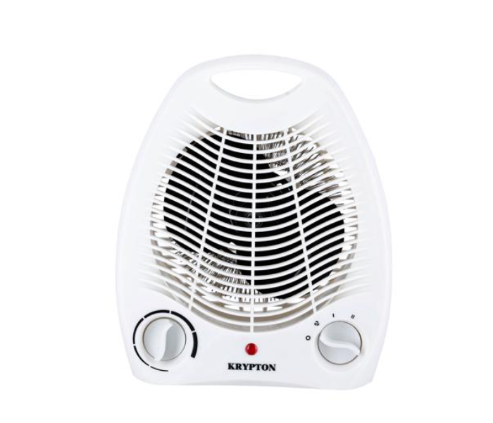 Krypton KNFH6360 Fan Heater With 2 Heating Powers and Power Light Indicator - White - Zoom Image 3