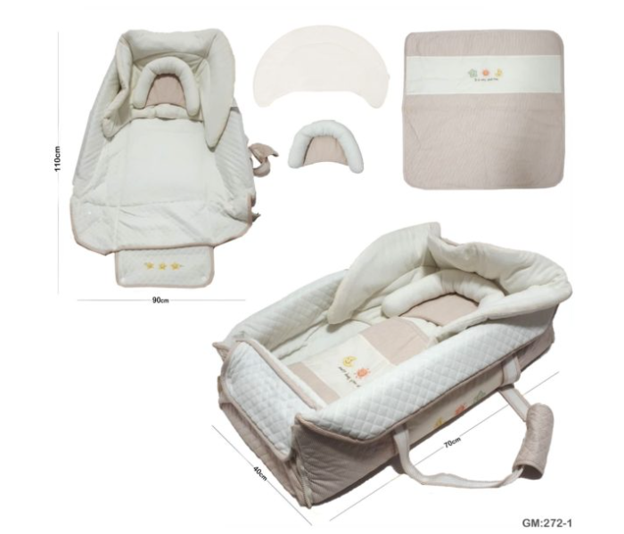 Baby Lounger Nest for Sleeping 272-1 - Beige - Zoom Image