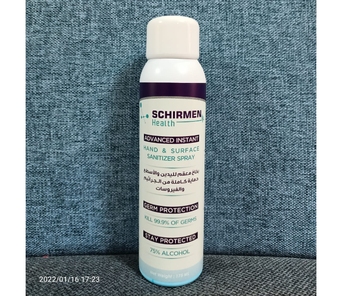 Schirmen 463045 175ml Hand and Surface Spray Sanitizer - Zoom Image 1