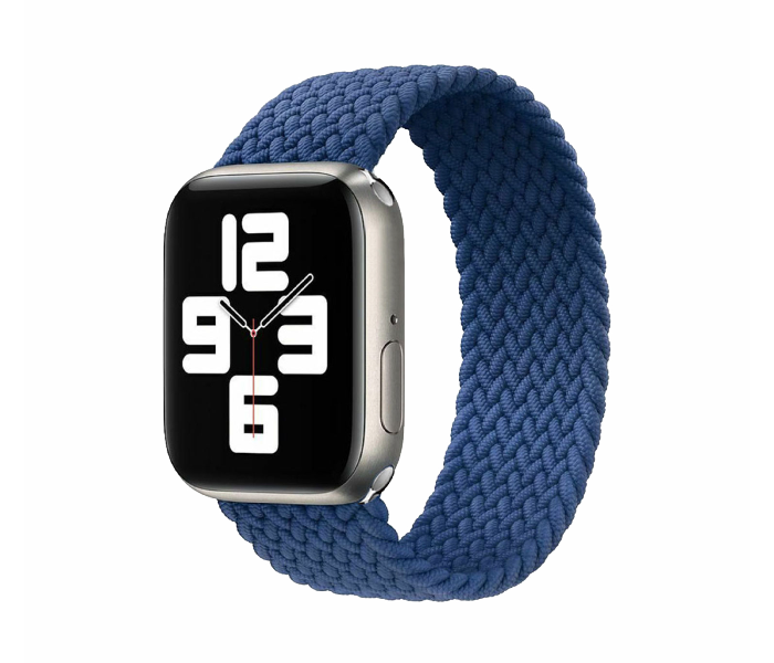 Hyphen HWSABWBLL0462 43 Mm Large Apple Braided Watch Strap  Blue - Delete  - Zoom Image 1