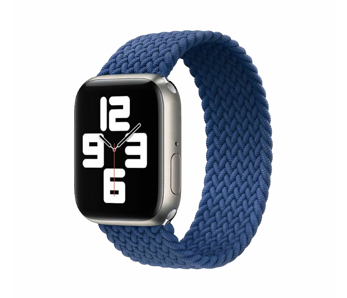 Hyphen HWSABWBLS9572 38 Mm To 40Mm Small Apple Braided Watch Strap  Blue - Zoom Image 1