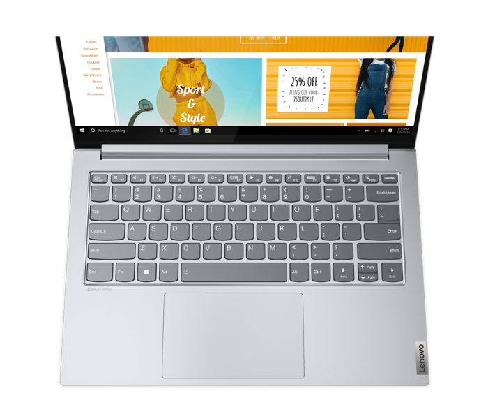 Lenovo 82MS001QAX Yoga Slim 7 Pro 14ACH5 14 Inch AMD Ryzen 7 5800H 16GB RAM 1TB SSD Integrated AMD Radeon Graphics Windows 10 Home - Grey - Zoom Image 1