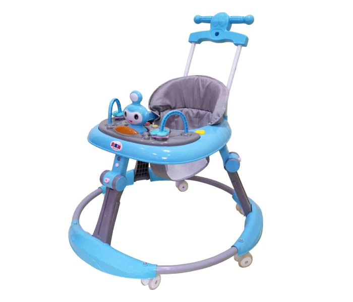 Baby Walker With Handle 261-2 - Blue - Zoom Image