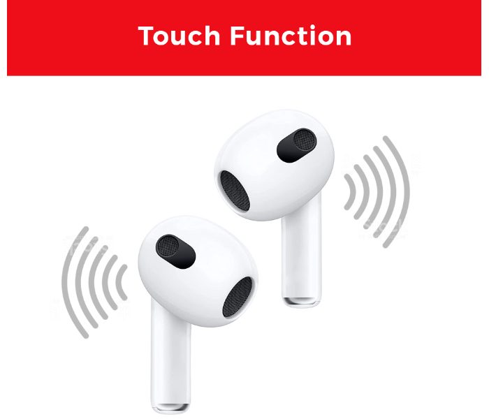 iSmart Air 4 Wireless Noise Cancelling Bluetooth Earbuds With Microphone - White - Zoom Image 3