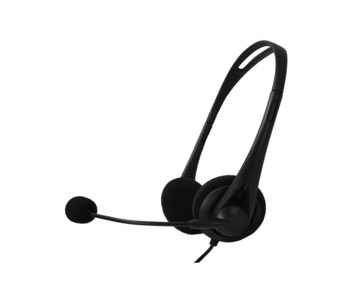 iSmart IC-174 Professional Wired Headset With Mic - Black - Zoom Image 1