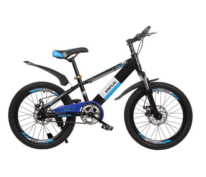 YBJ-507 20 Inch MTB Single Speed Fast Rolling Ride On Mountain Bike - Black and Blue - Zoom Image