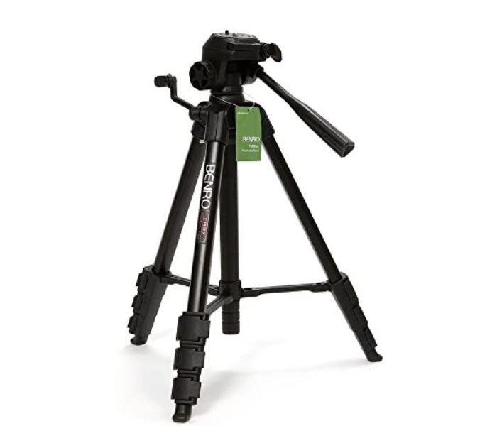 Benro t880 Digital Tripod with Camcorder Camera - Black - Zoom Image 1