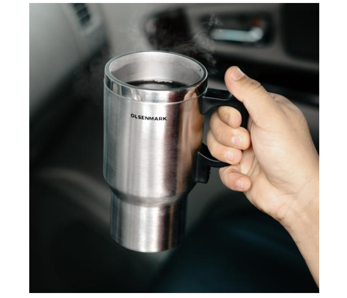 Olsenmark OMCK2482 0.5L Stainless Steel Car Electric Travel Mug - Silver - Zoom Image 4