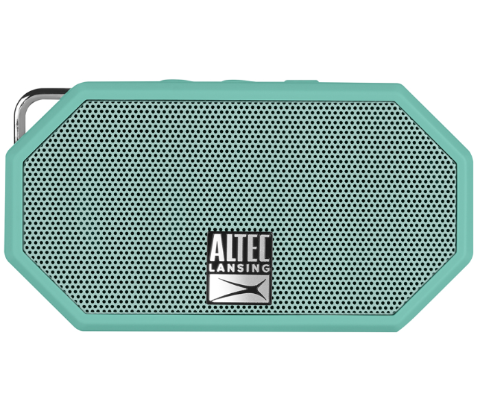 Altec Lansing IMW258N-MINT Mini H2O 3 Rugged Bluetooth Speaker - Mint - Zoom Image 1