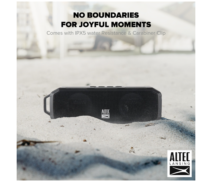 Altec Lansing IMW340N-BLK Fury Wireless Speaker - Black - Zoom Image 5