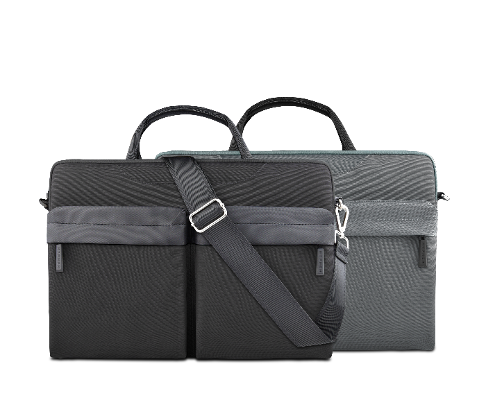 Hyphen HBG-BLK2583 14 Inch Esse Laptop Bag - Black - Zoom Image 2