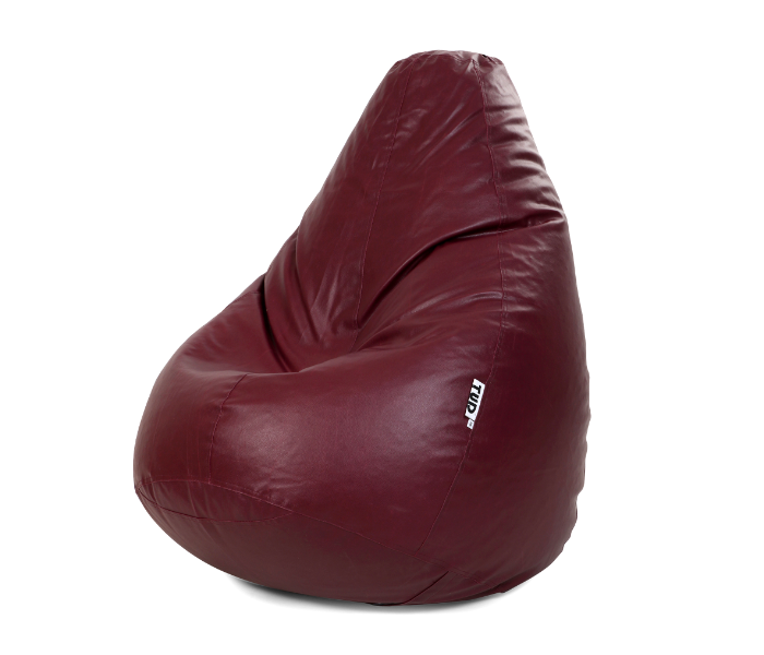 TUD Classic 4XL Leatherette Bean Bag - Maroon - Zoom Image 2