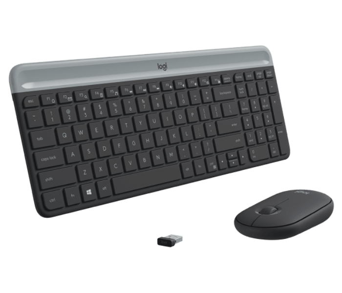 Logitech MK470 Slim Wireless Keyboard and Mouse Combo - Black - Zoom Image 4