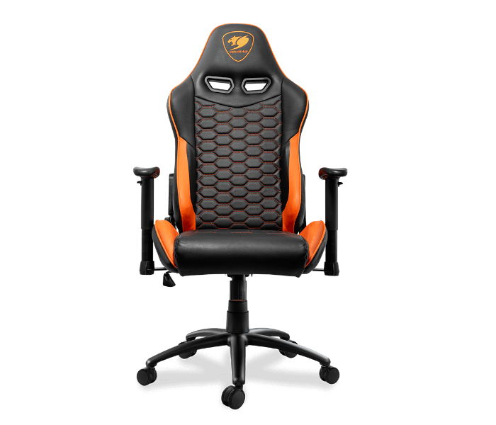 Cougar CG-CHAIR-OUTRIDER-ORG Outrider Comfort Gaming Chair -  Black and Orange - Zoom Image 2