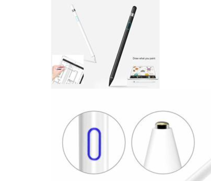 Universal Stylus Compactable Smart Pen For Touch Screen - White - Zoom Image 7